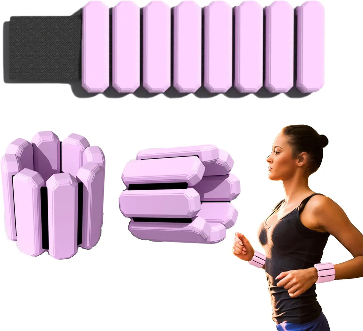 Adjustable Wrist & Ankle Weights Bangles