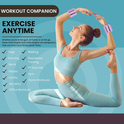 Adjustable Wrist & Ankle Weights Bangles